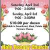 Pierogi Sale, April 2-3, 2022