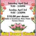 Pierogi Sale, April 2-3, 2022