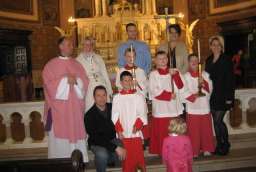 Przyjęcie do Grona Ministrantów - Investiture ceremony March 18, 2012       